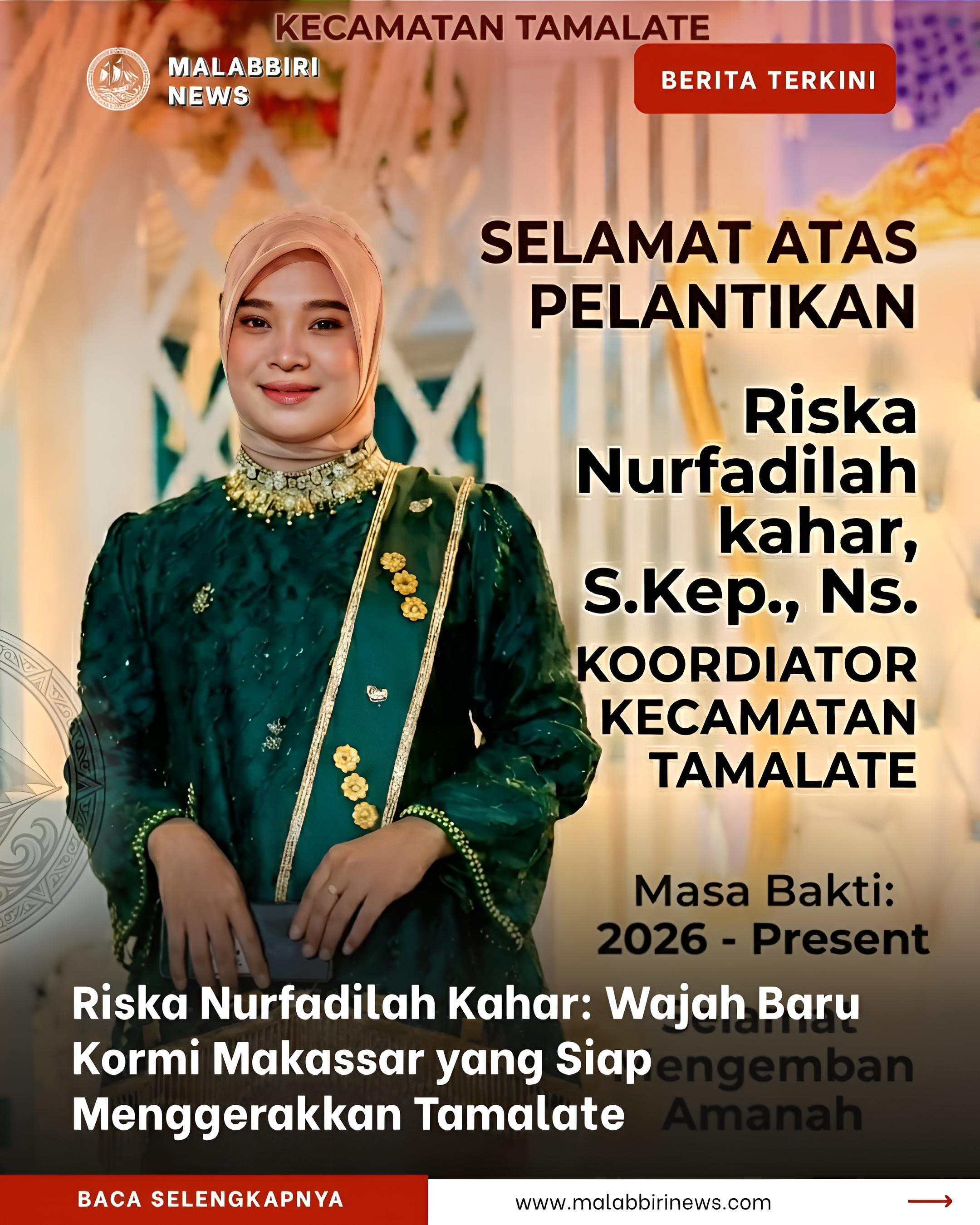 Riska Nurfadilah Kahar: Wajah Baru Kormi Makassar yang Siap Menggerakkan Tamalate