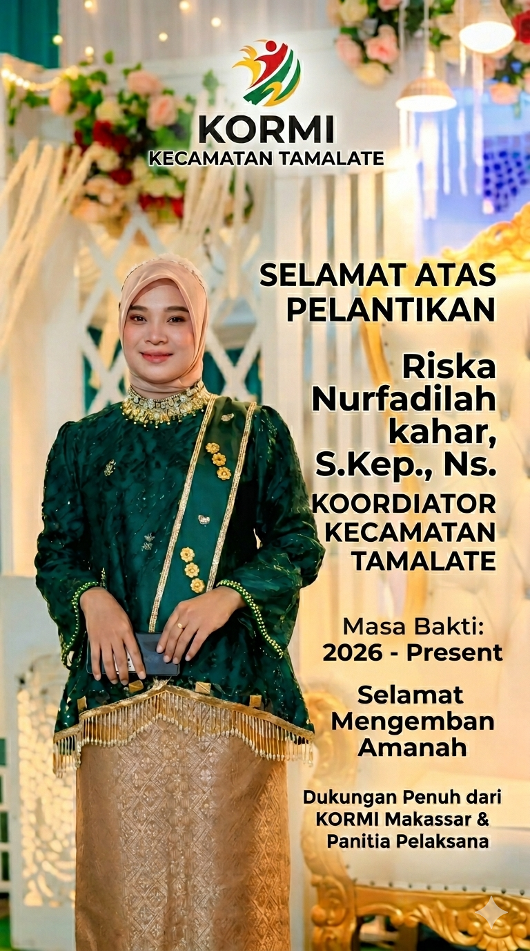 Riska Nurfadilah Kahar: Wajah Baru Kormi Makassar yang Siap Menggerakkan Tamalate